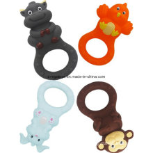 Adorável animal Shape Segurança Baby Teether Toy